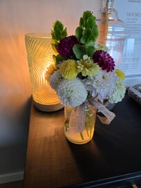 Beautiful flowers upon our arrival