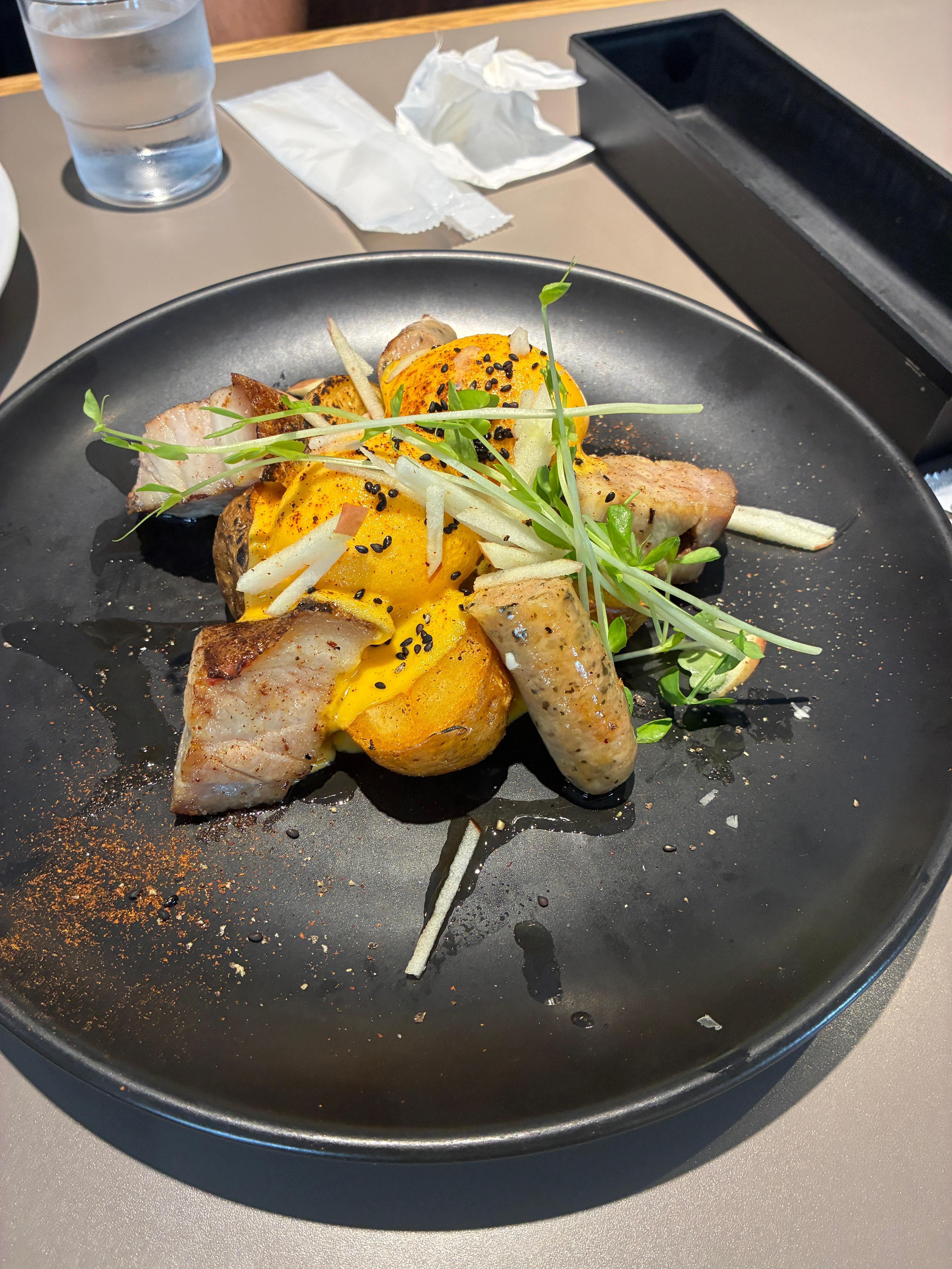 Pork belly hash from coffee shop a few doors down.  Amazing.