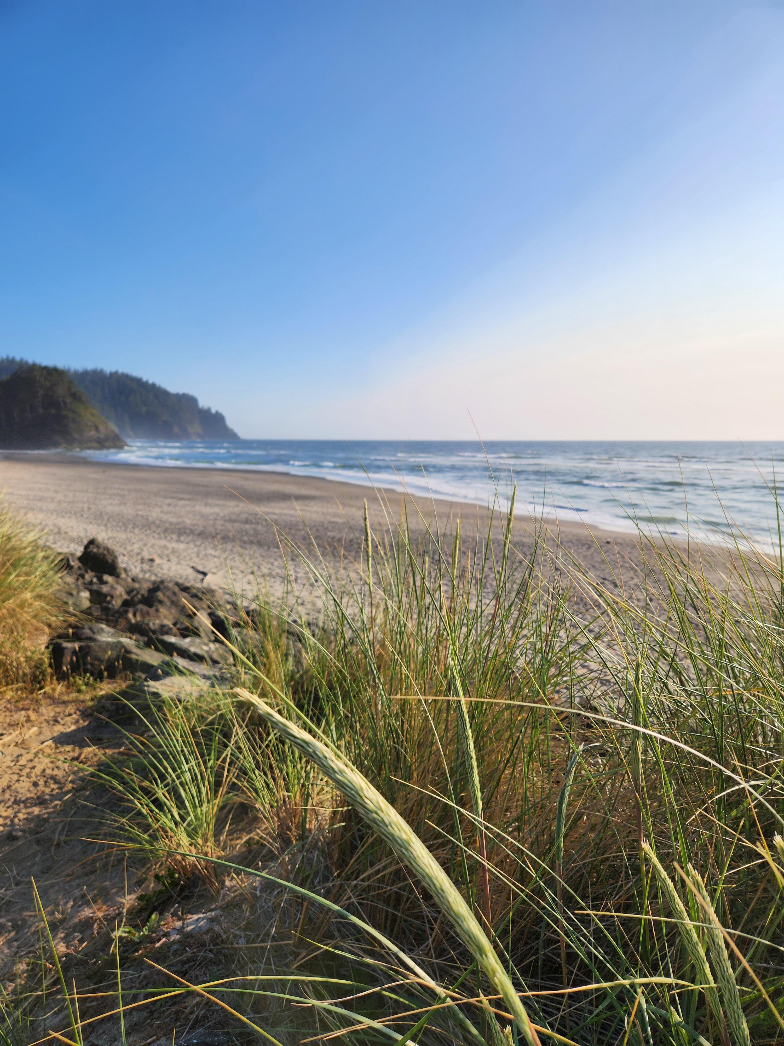 This beach access is a 2 minute walk away and had a stairway made out of large stones. It was stunning! 