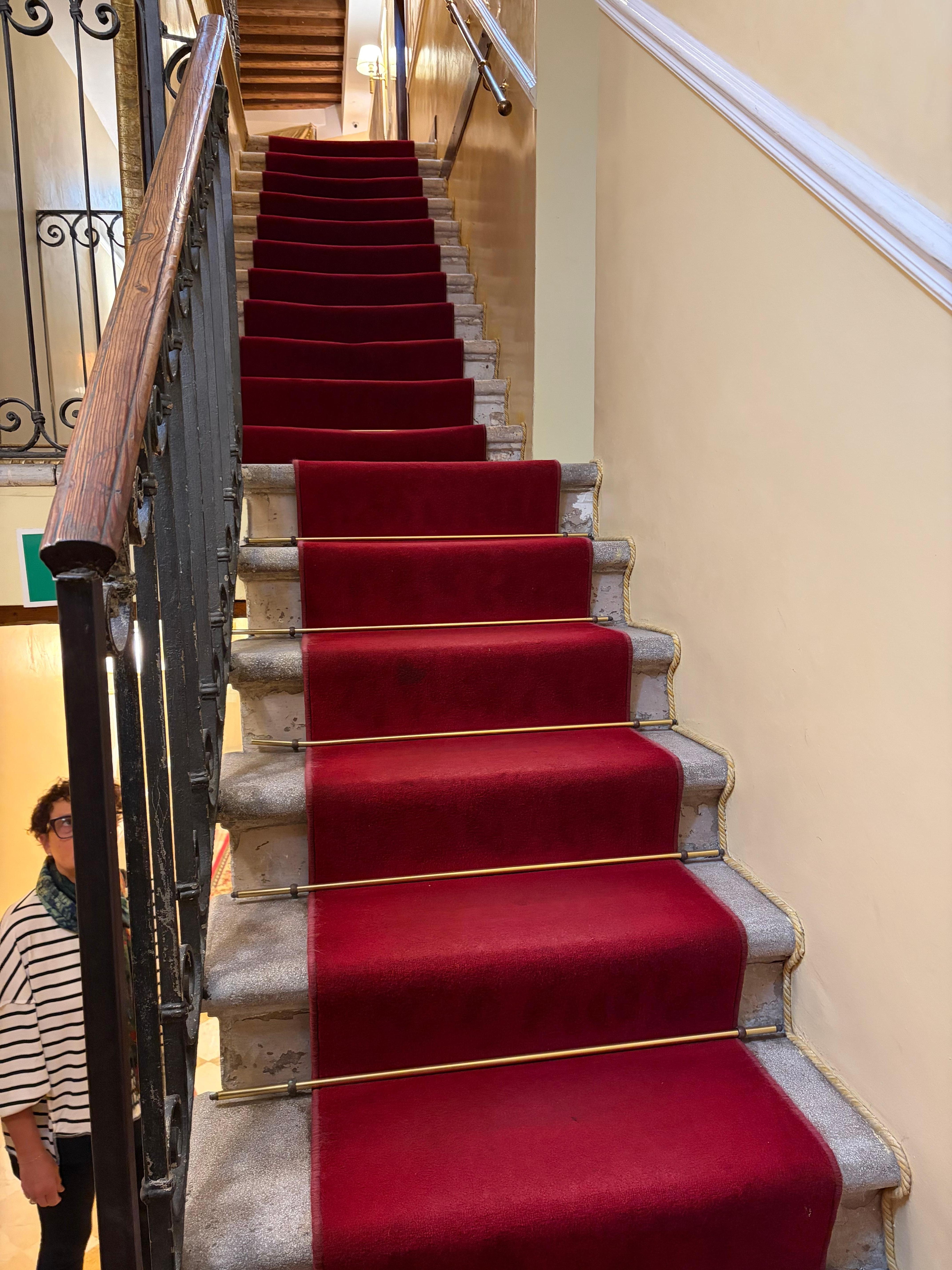 Beware of steep steps