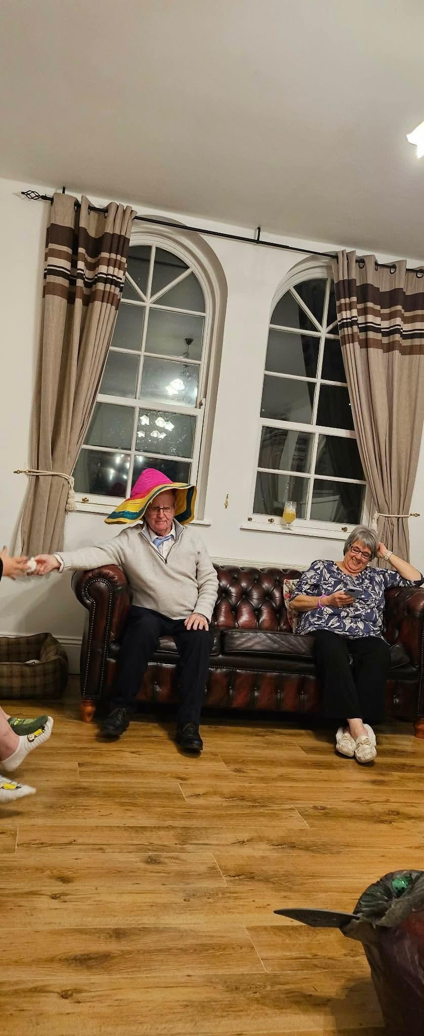 Party game in the lounge