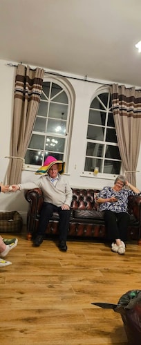 Party game in the lounge
