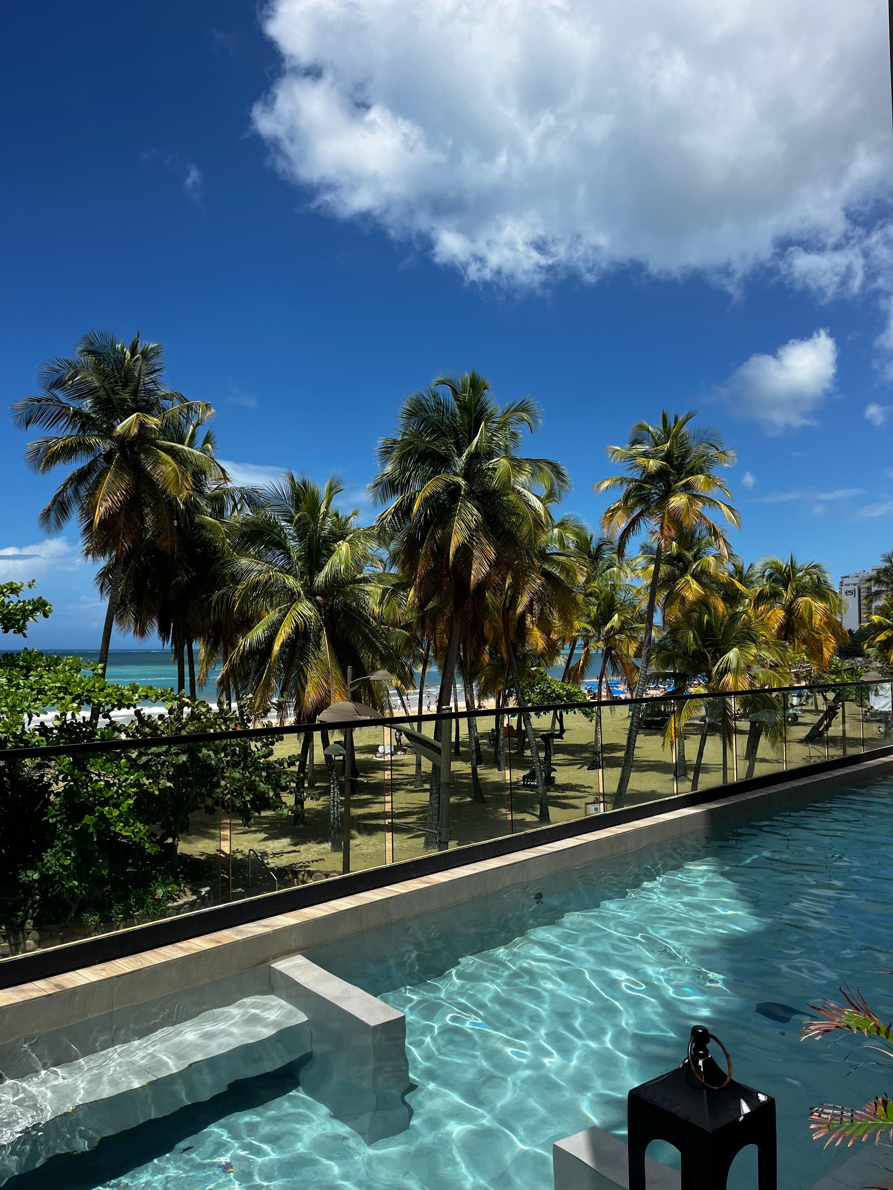 2nd floor pool, heated with an attendant