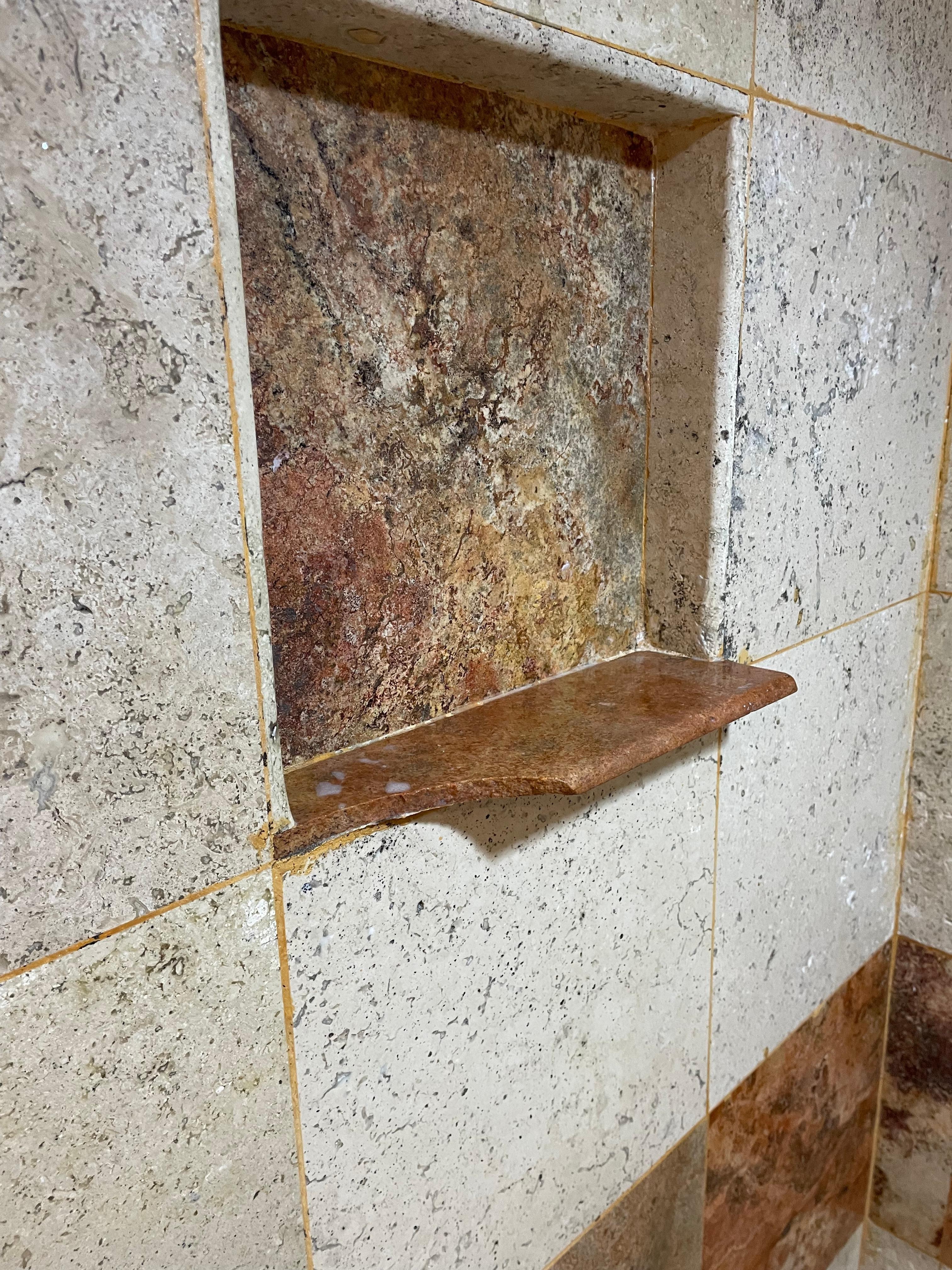 Shelf in shower