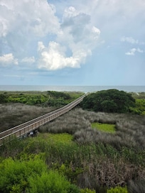 View from the balcony during the day