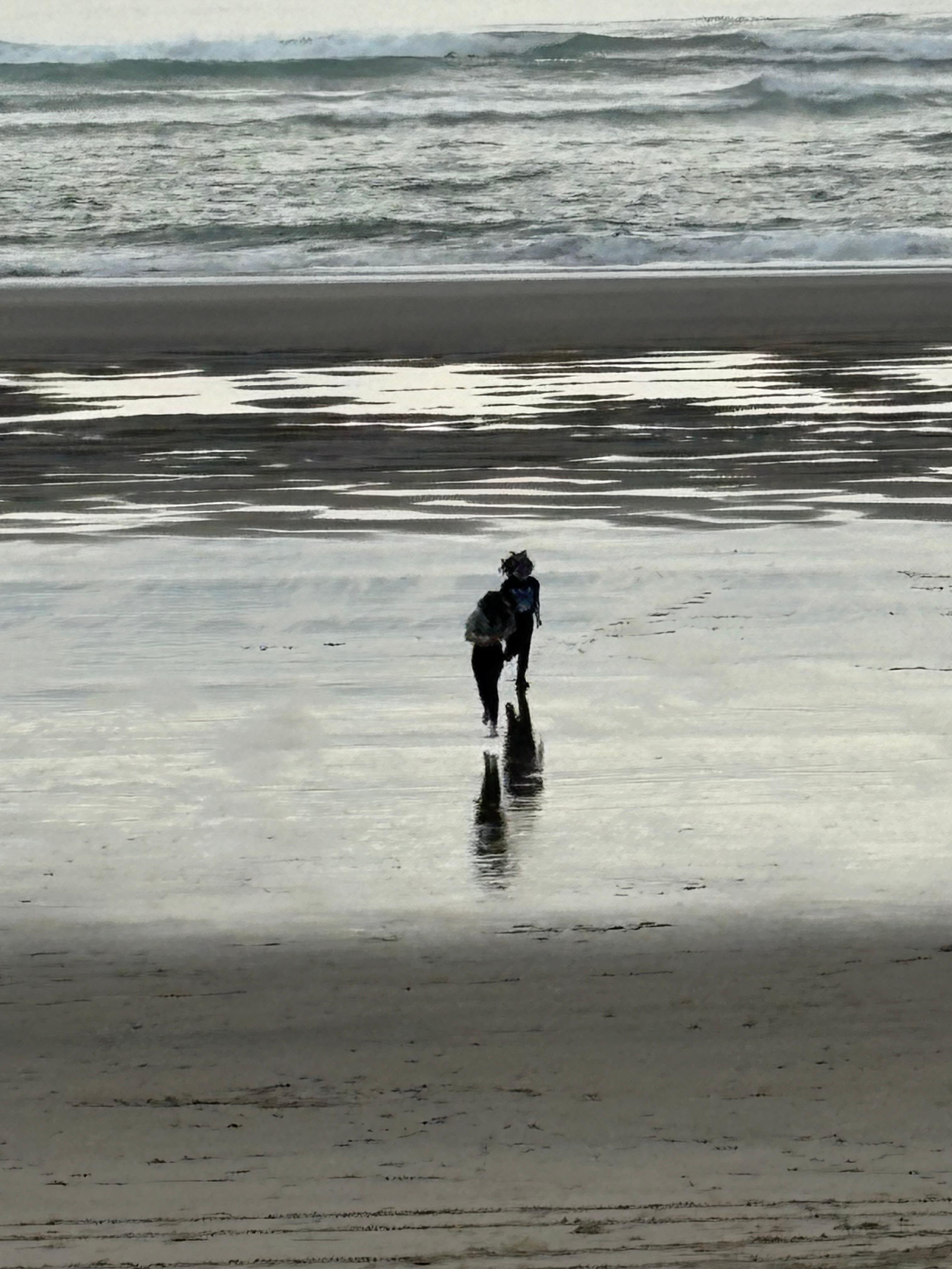 The kids really enjoyed the freedom of being able to be close to the beach.