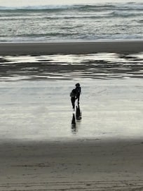The kids really enjoyed the freedom of being able to be close to the beach.