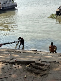 River Ganges bathers.