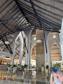 Lobbies were grand and welcoming.