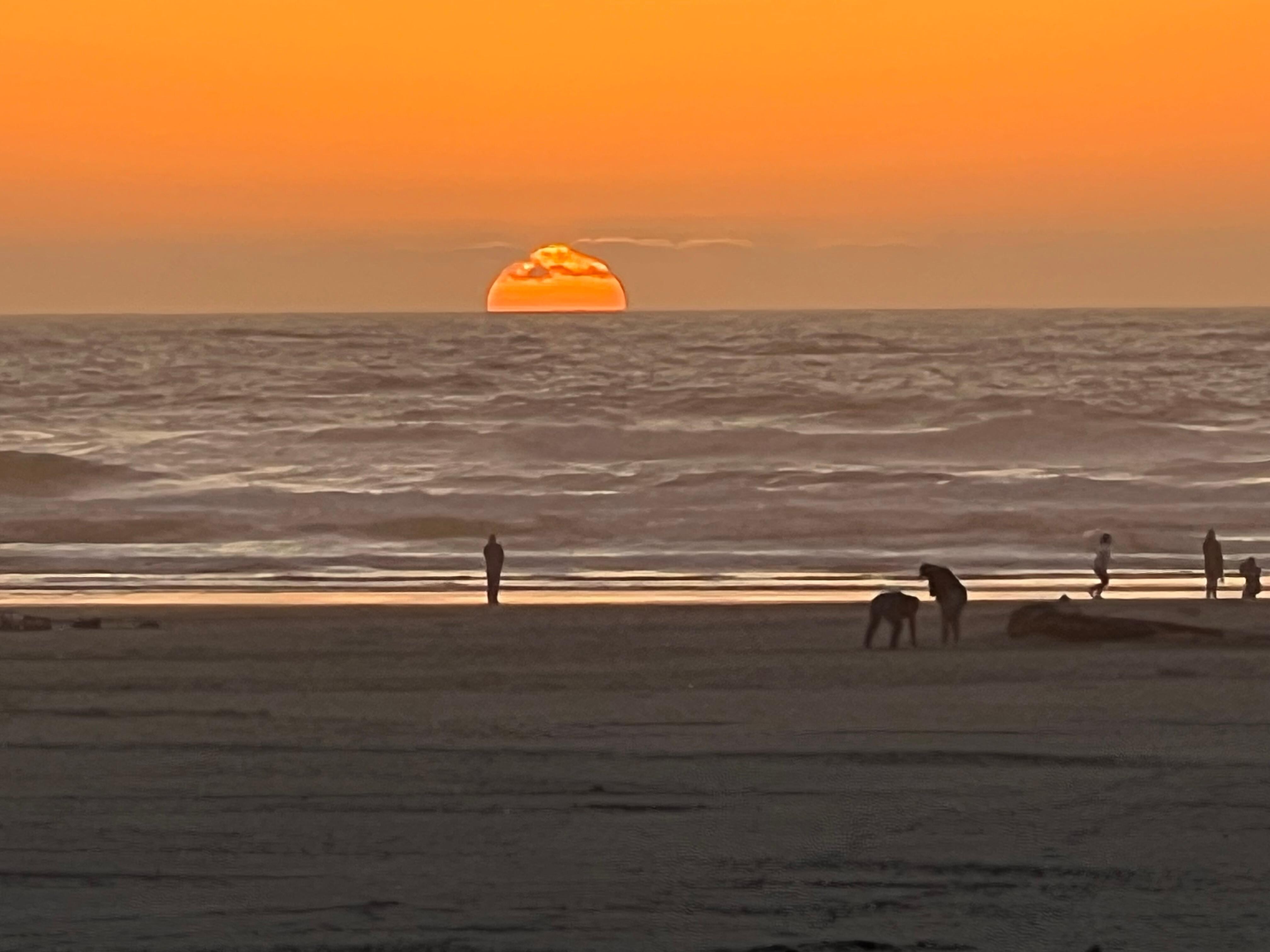 Flott solnedgang 7:20 pm