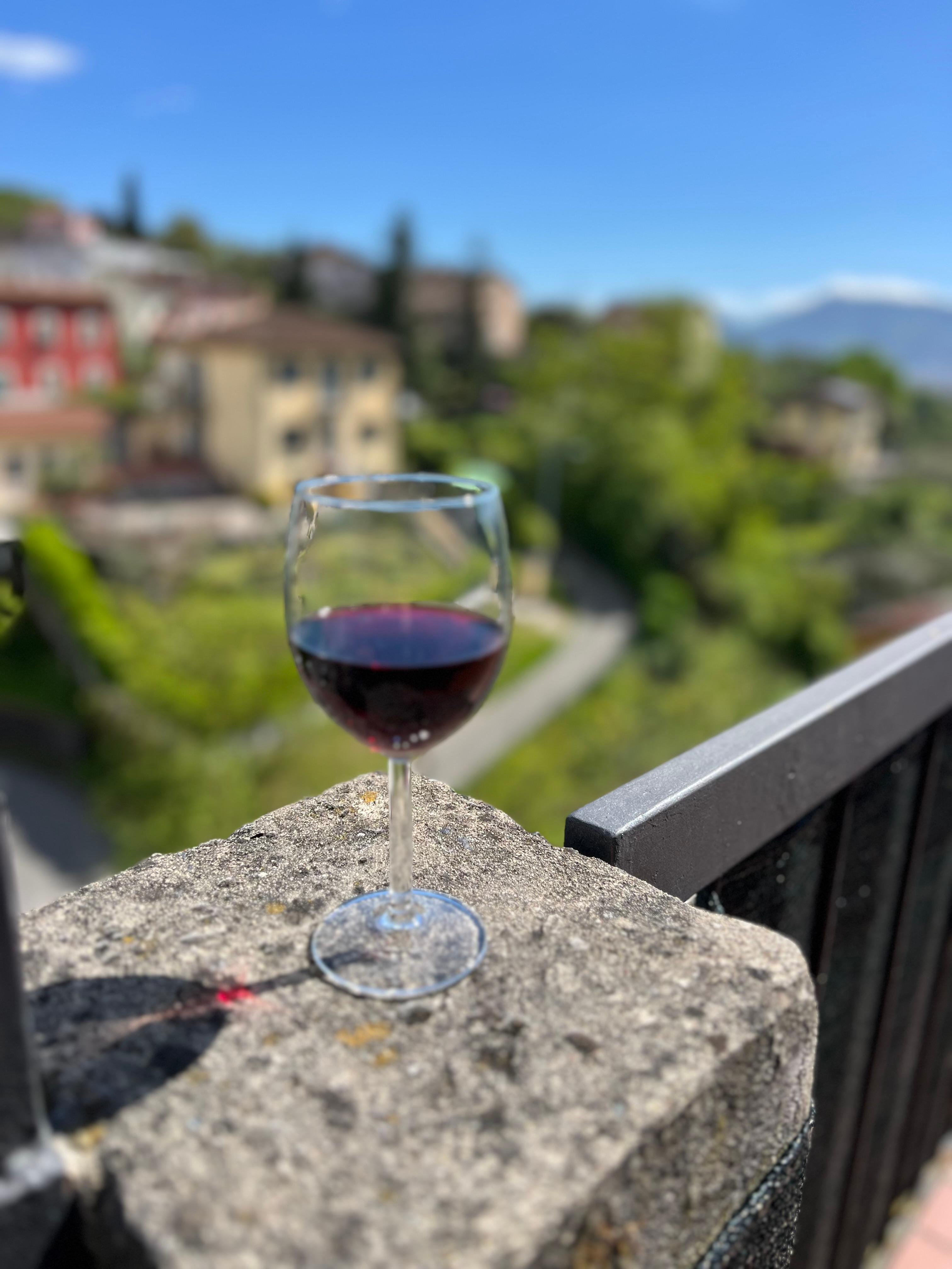 View from patio