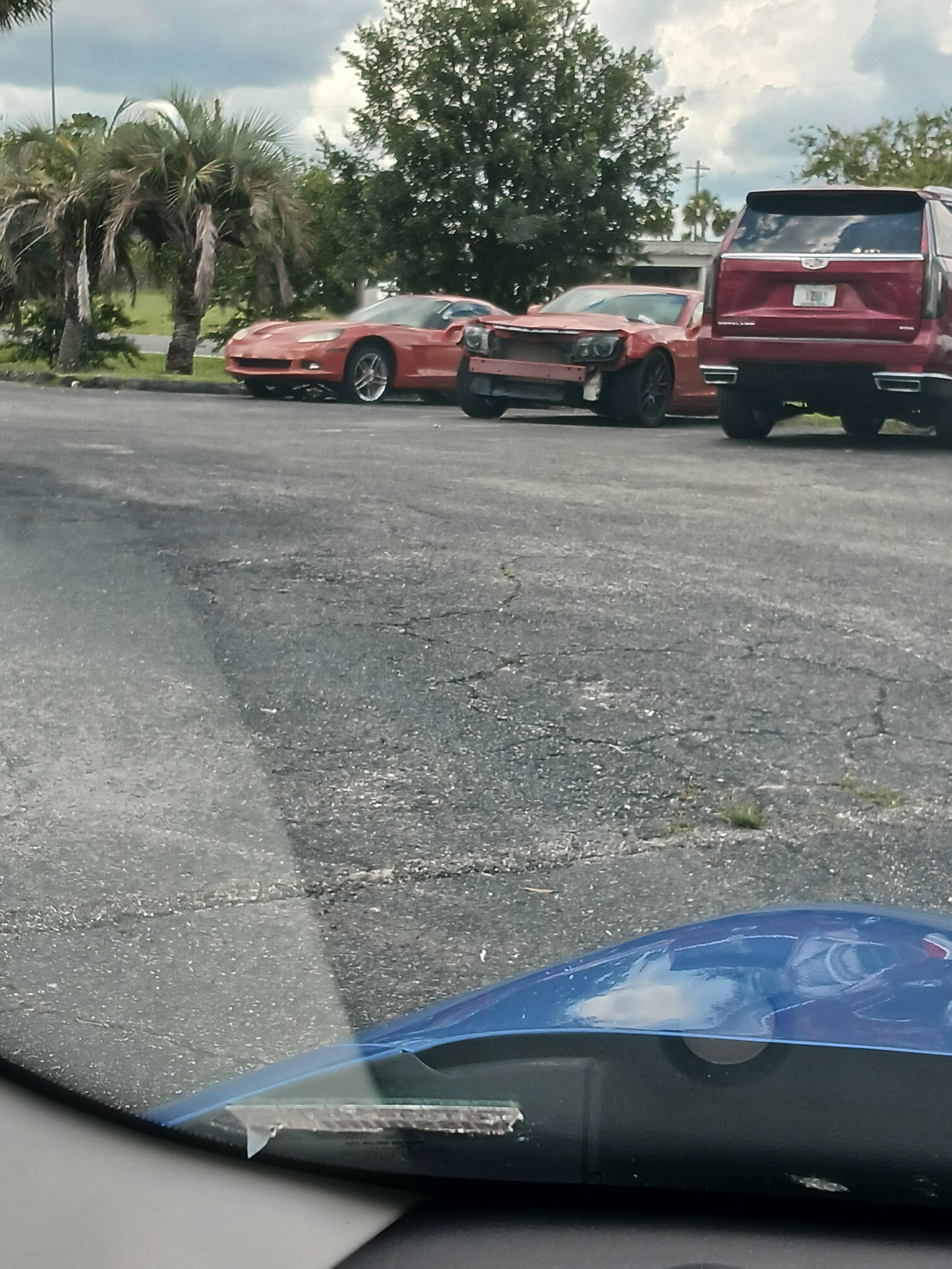 Junk cars in front of office don't look good 