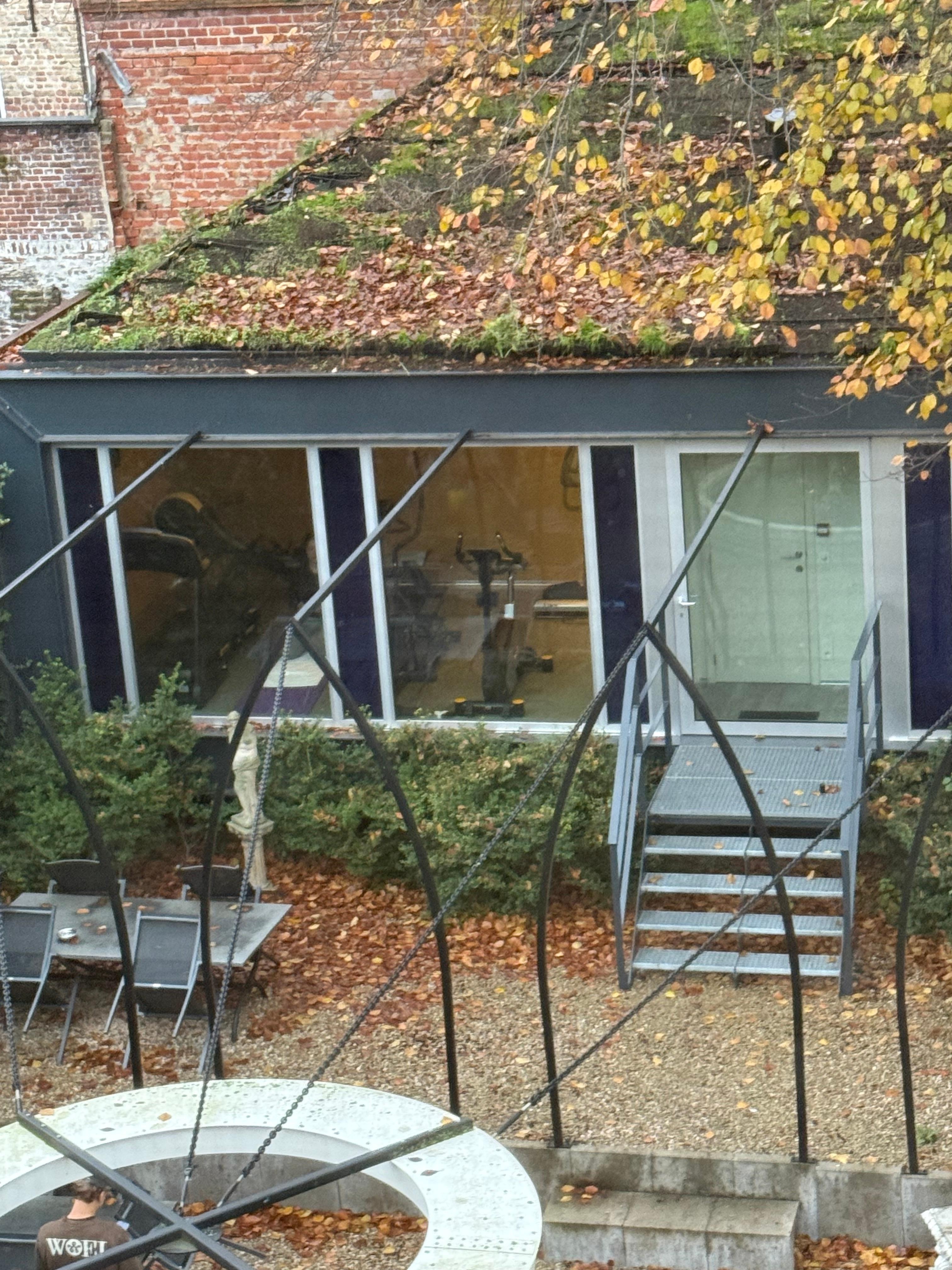 I think they have a gym, but I never went to check it out.