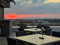 Rooftop sunset
