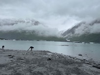 Waterfalls and snow-covered mountains provided unbelievable views.
