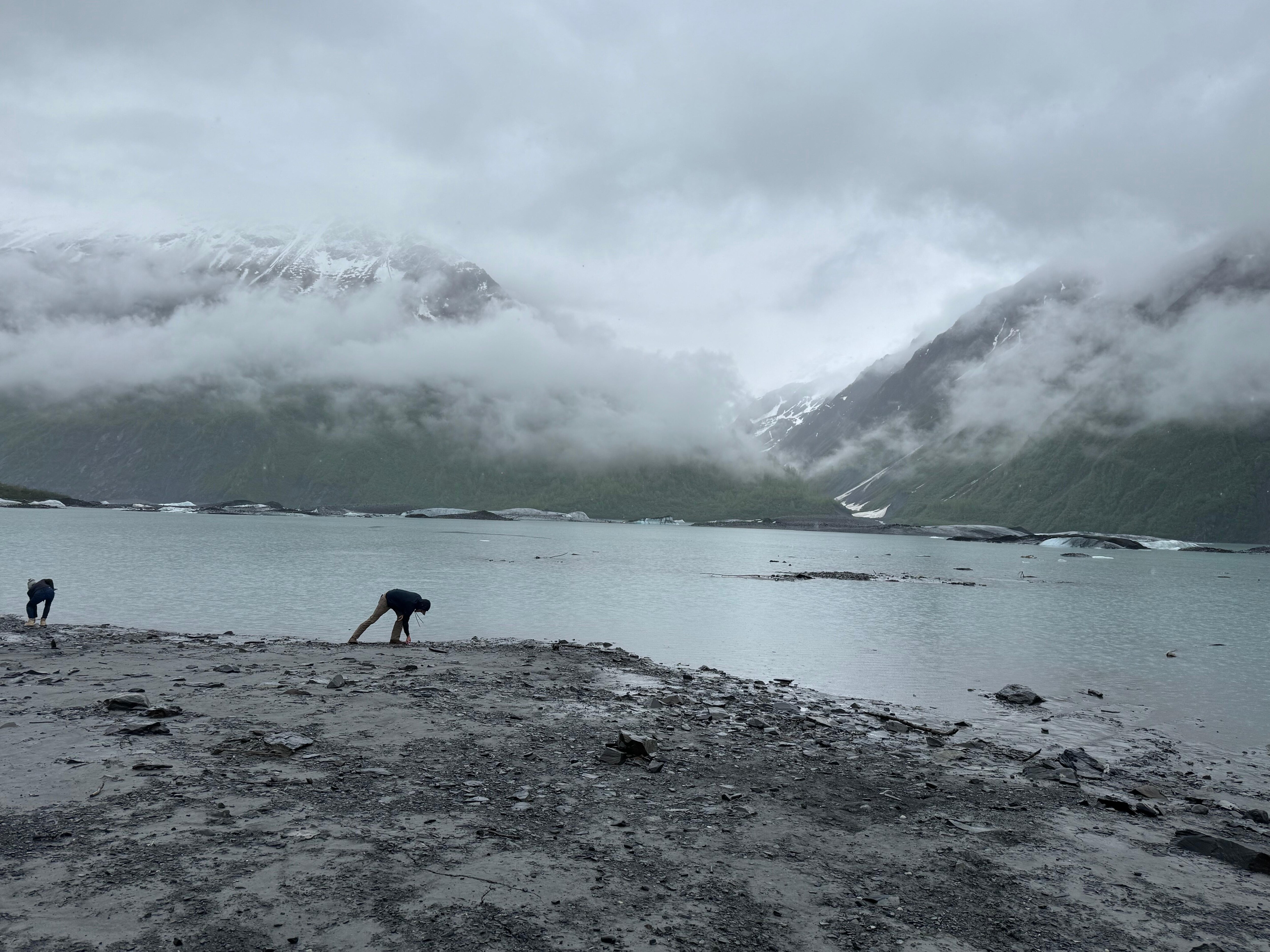 Waterfalls and snow-covered mountains provided unbelievable views.