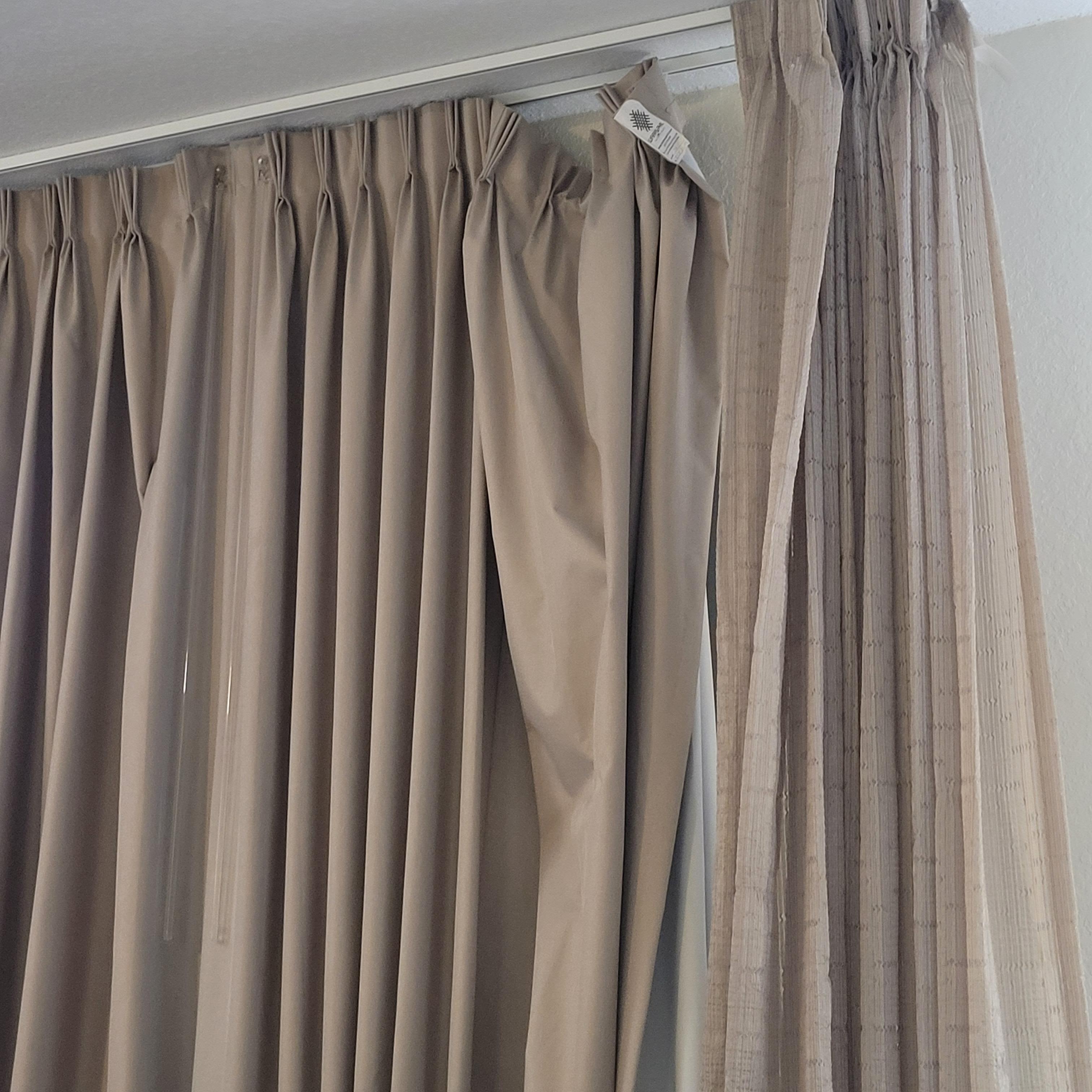 Curtains falling