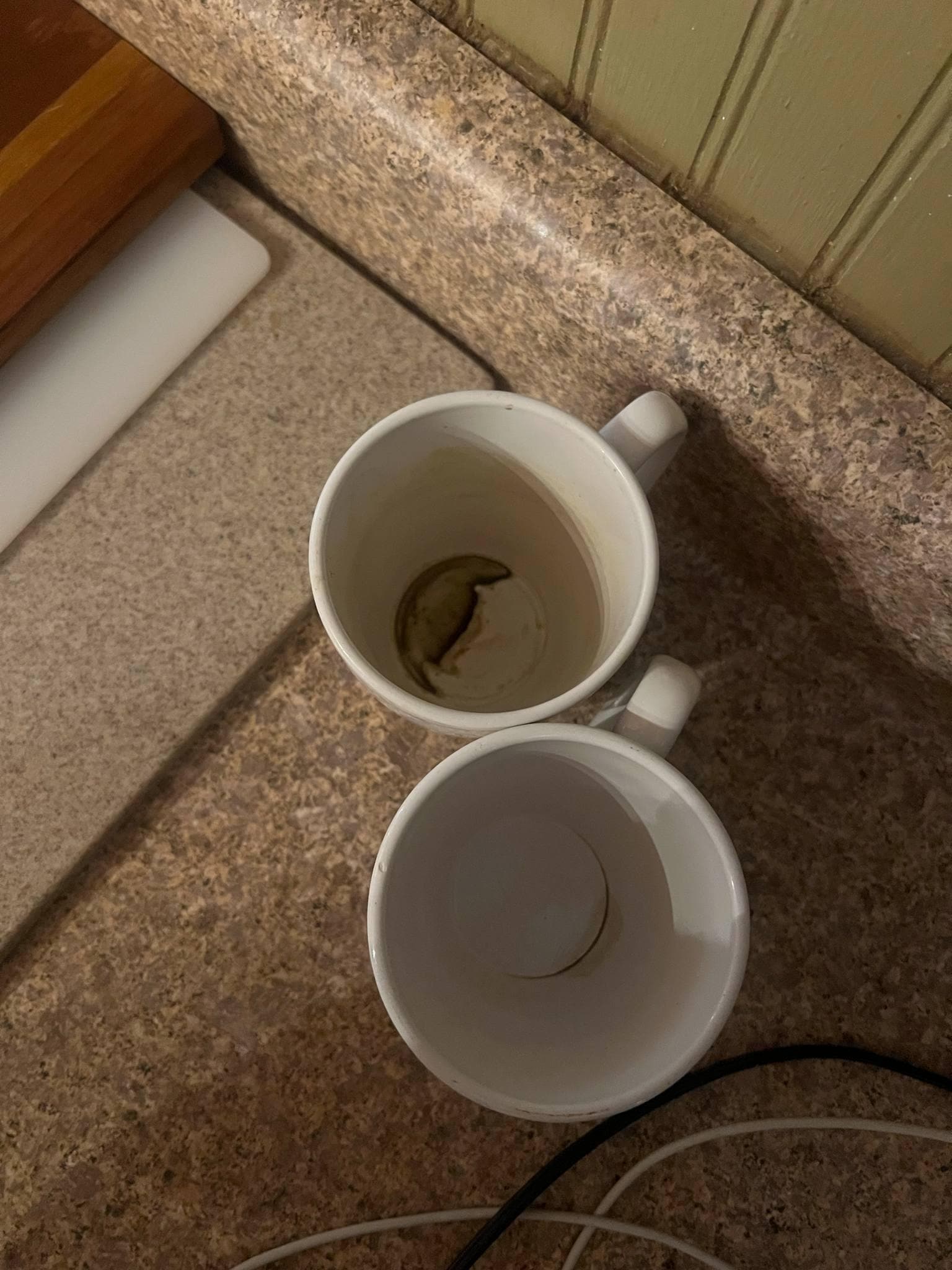Dirty cups