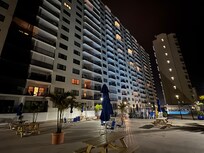 Outdoor pool deck.