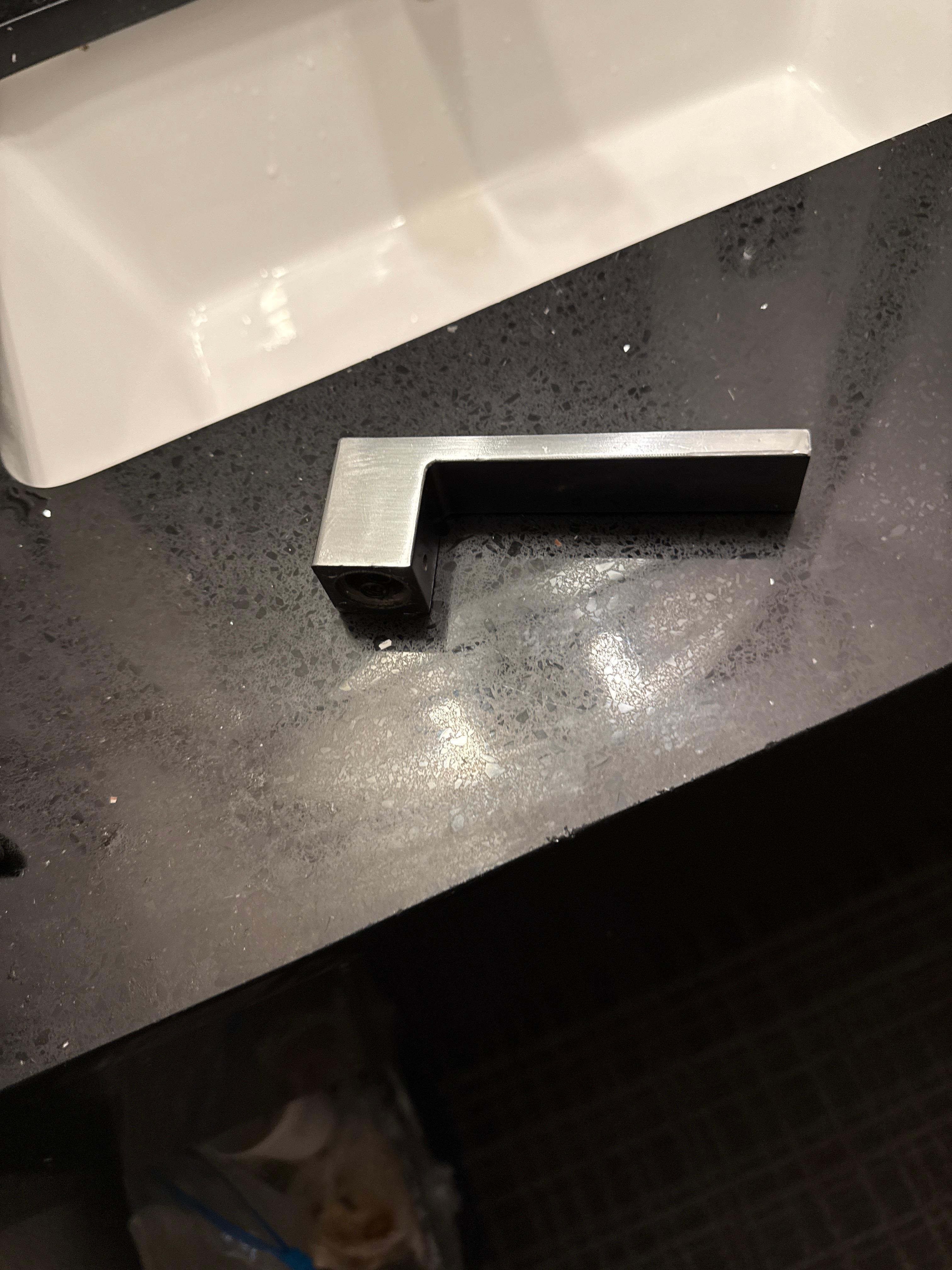 Door handle from bathroom 