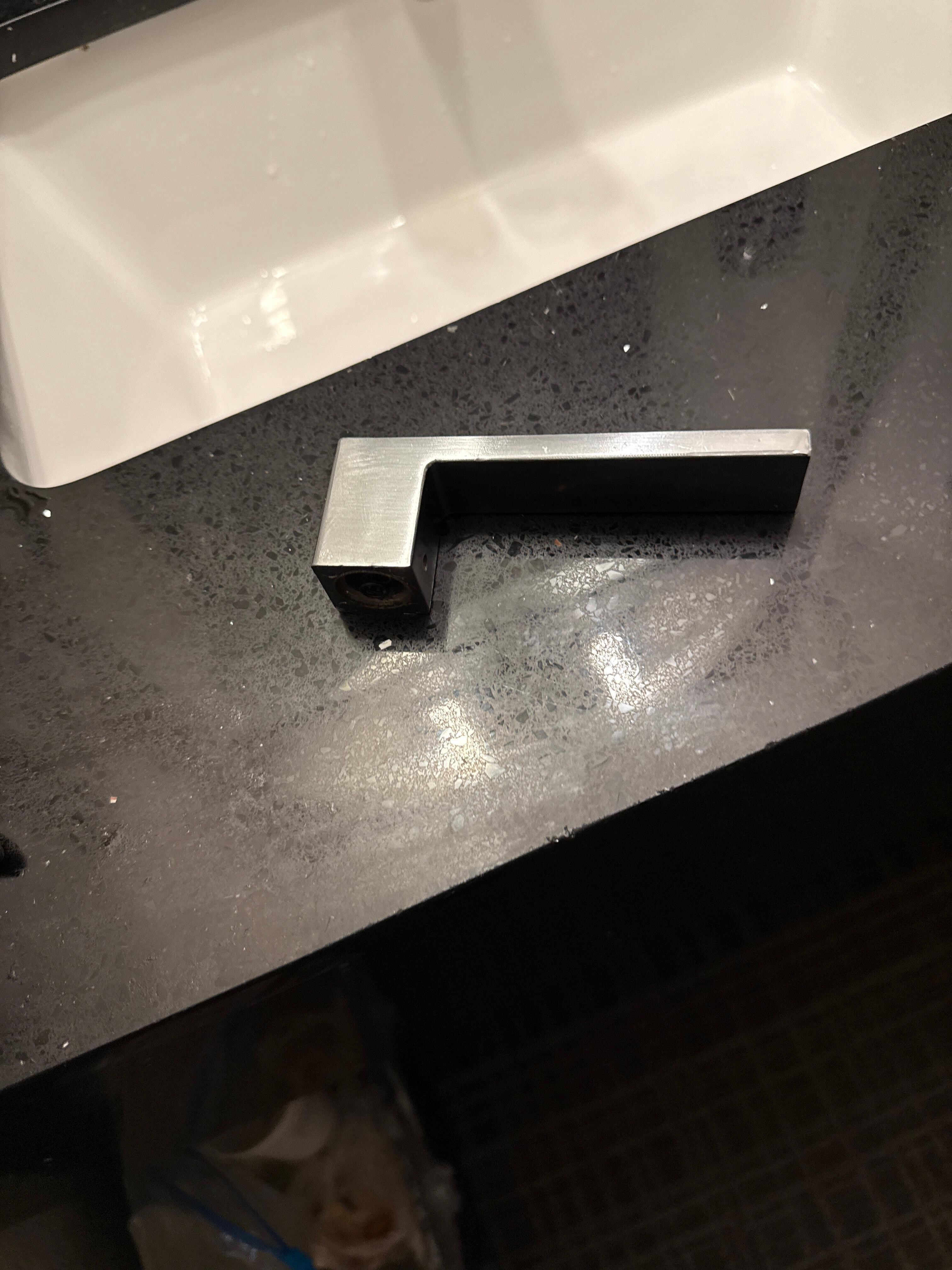 Door handle from bathroom 
