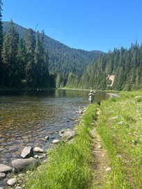 Hwy 12 access headed east from cabin
