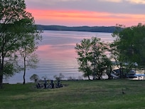 Sunset from the deck.