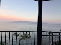 The morning clouds (yes, sunrise) behind Malakai