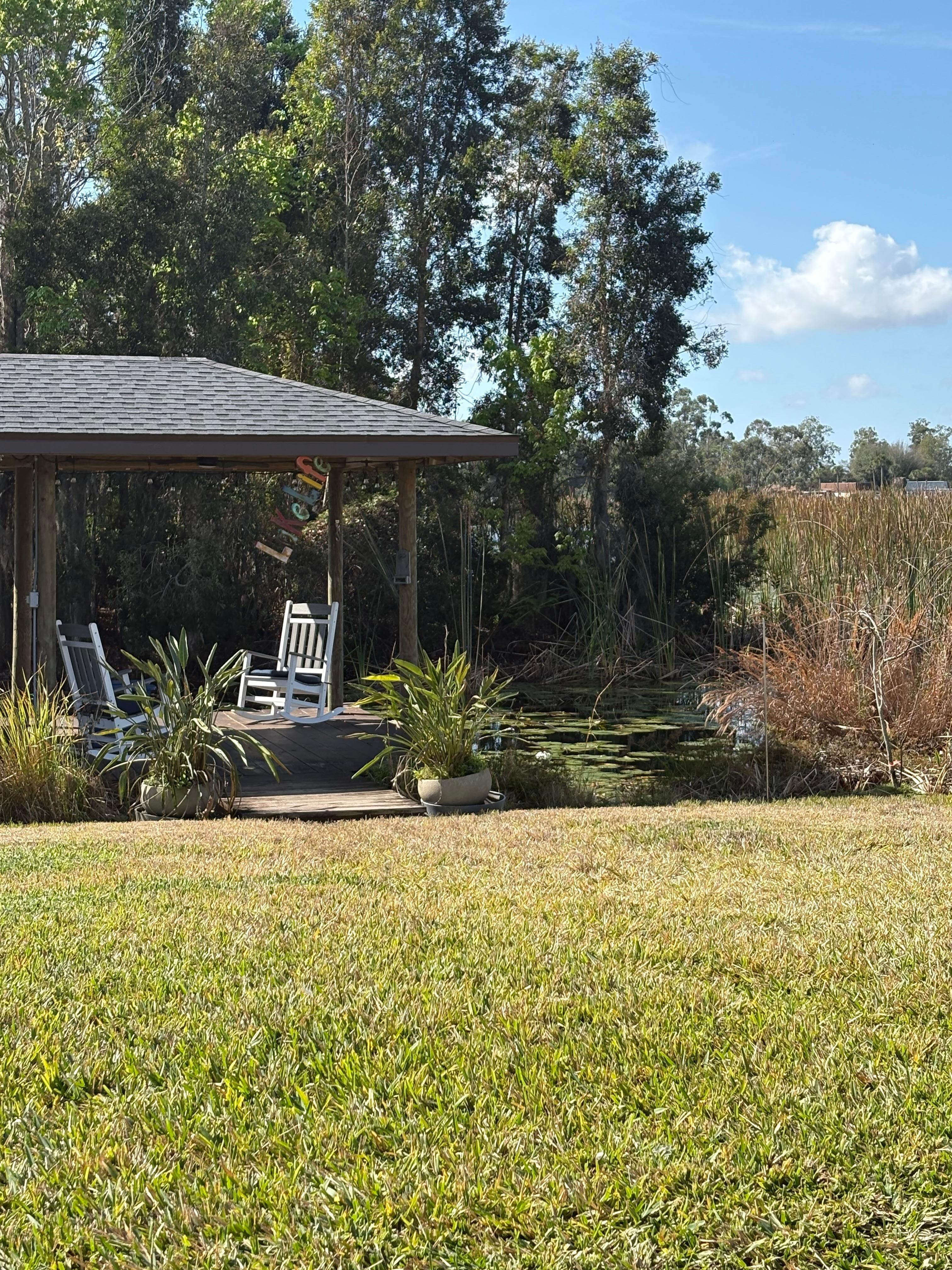 Beautiful view from the patio and living room
