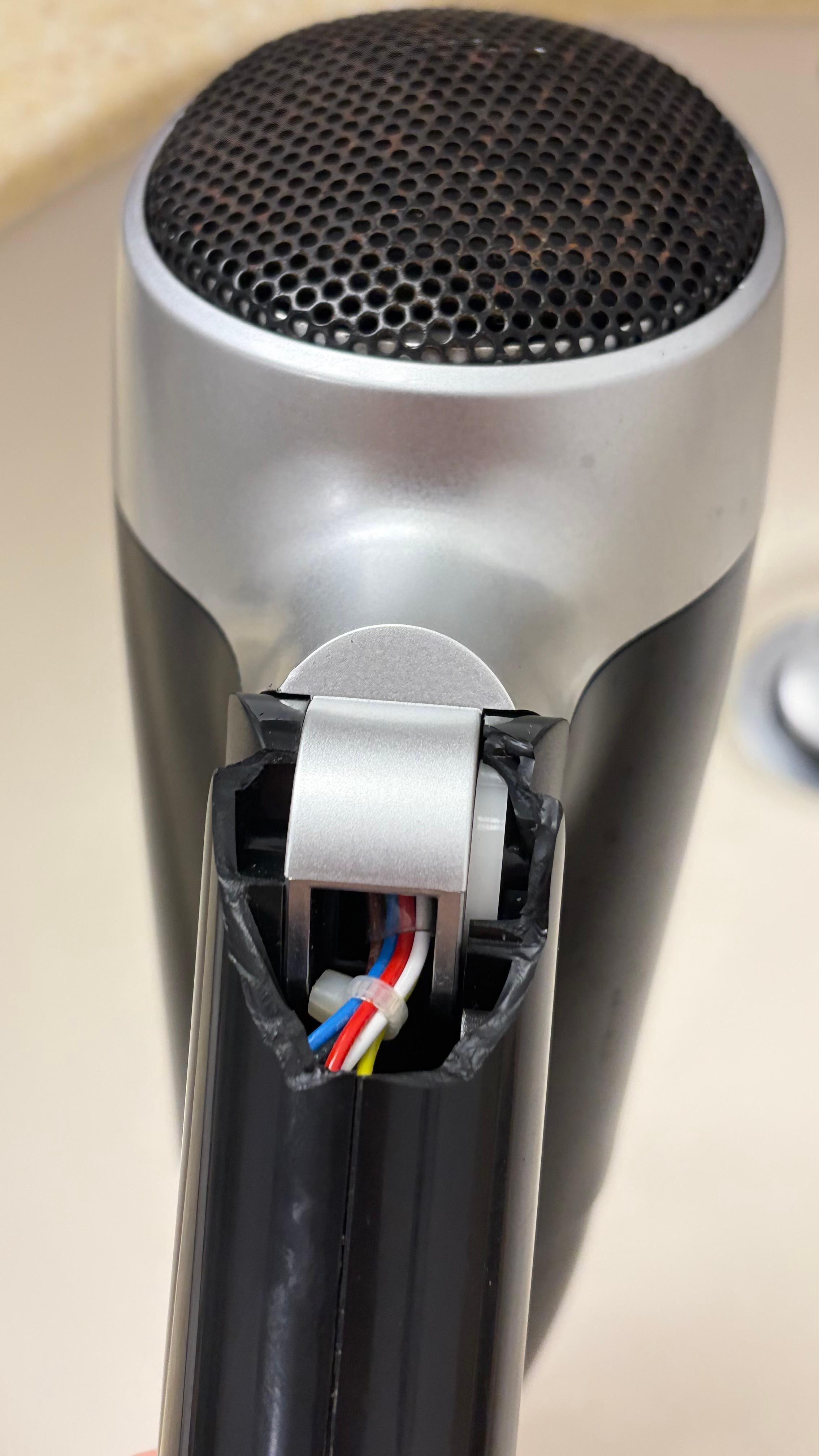 Broken hairdryer 