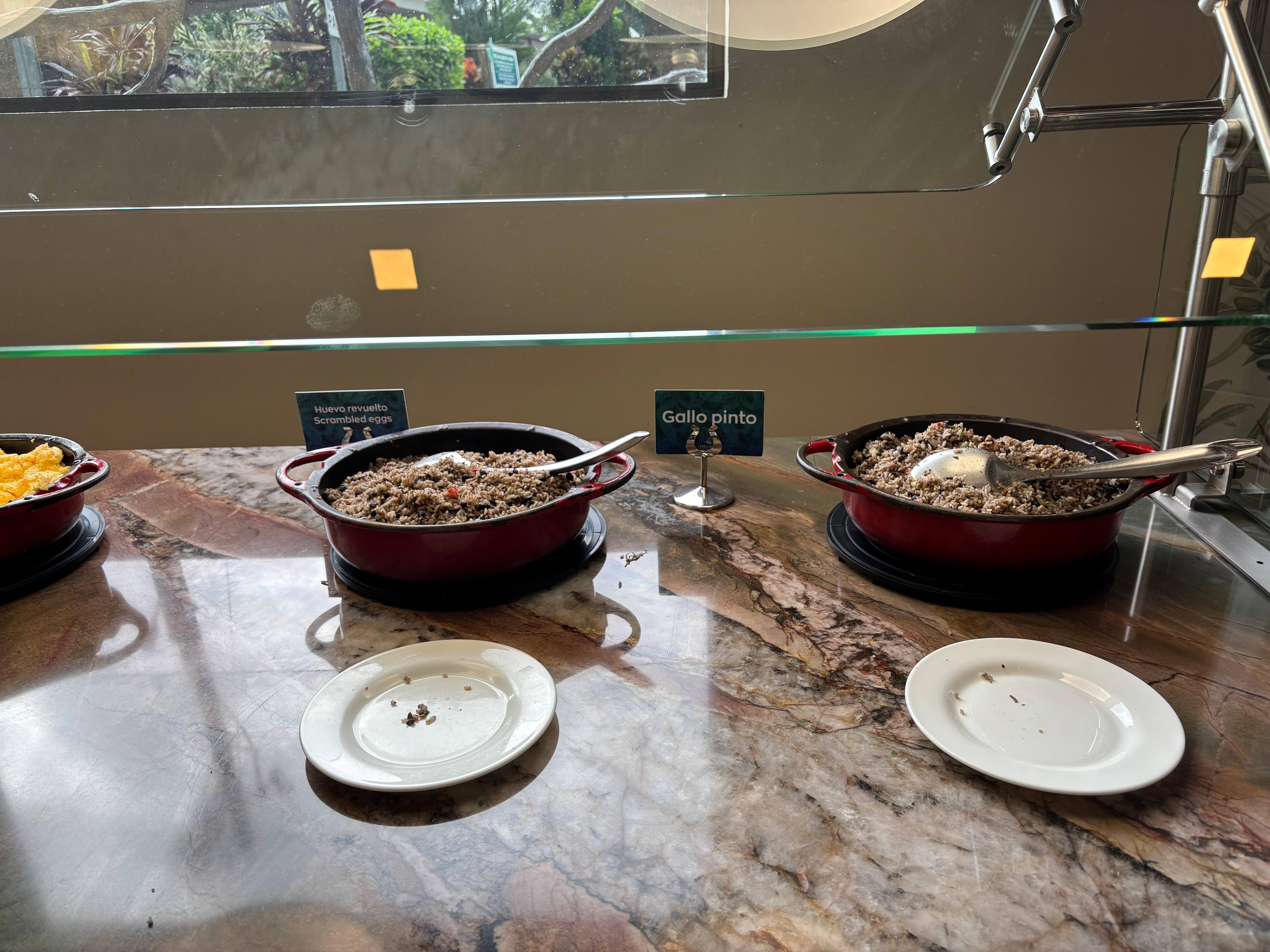 Gallo pinto staple for breakfast