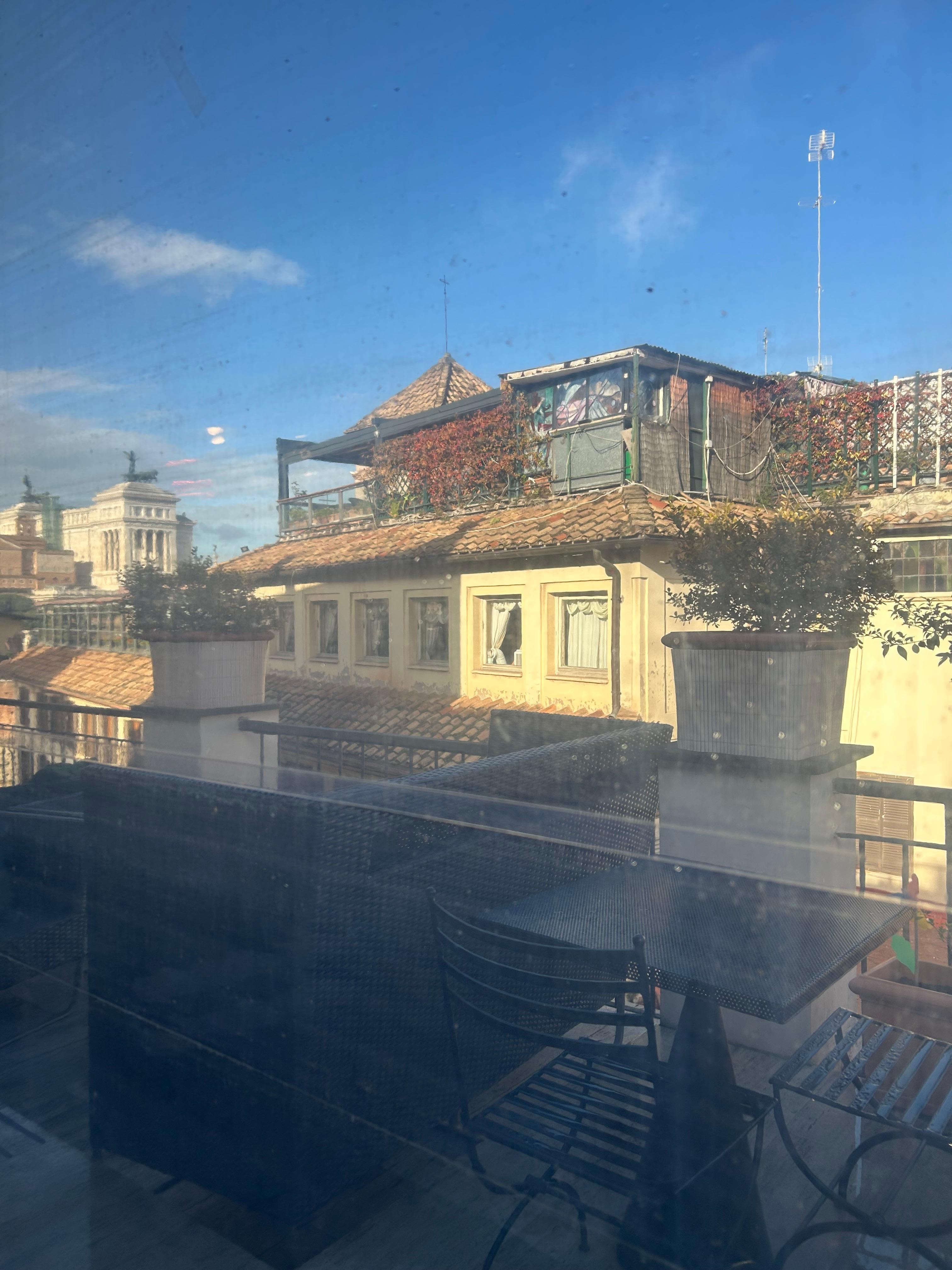 Näkymä kattoterassilta