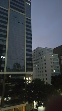 Linda vista dos quartos