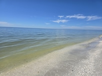 The beach is all ours!