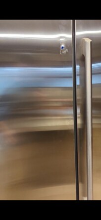 broken freezer door handle