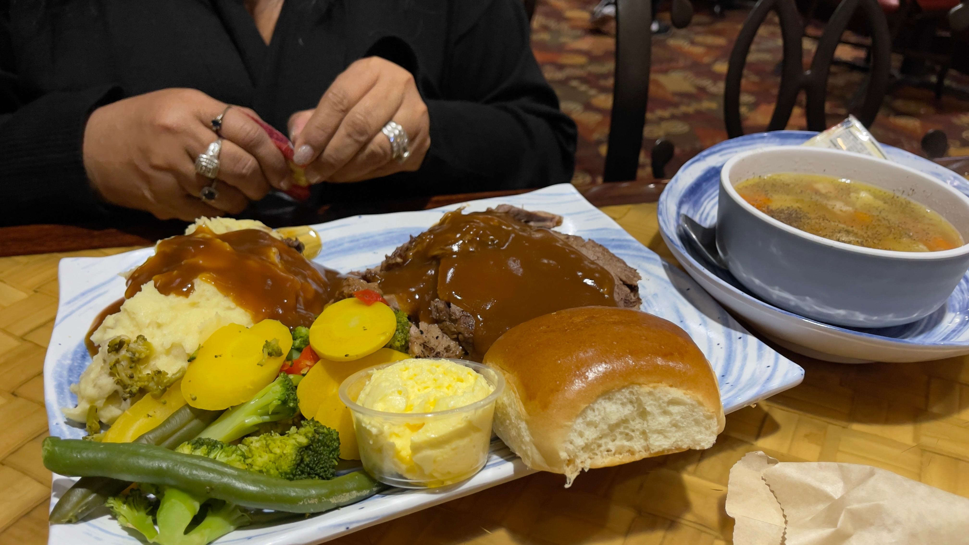 Huge dinner 20 bucks 