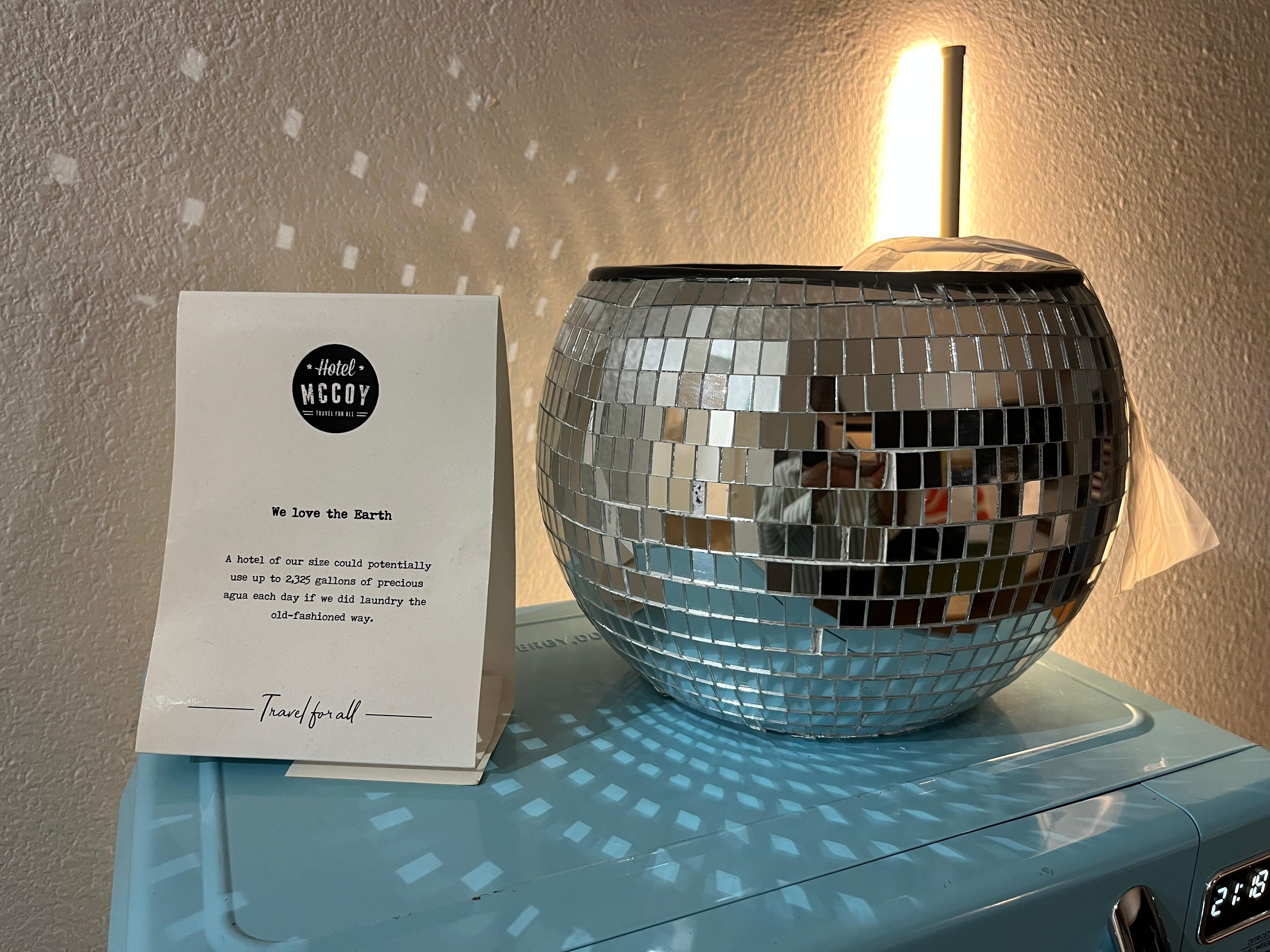 The cutest disco ball ice bucket. 