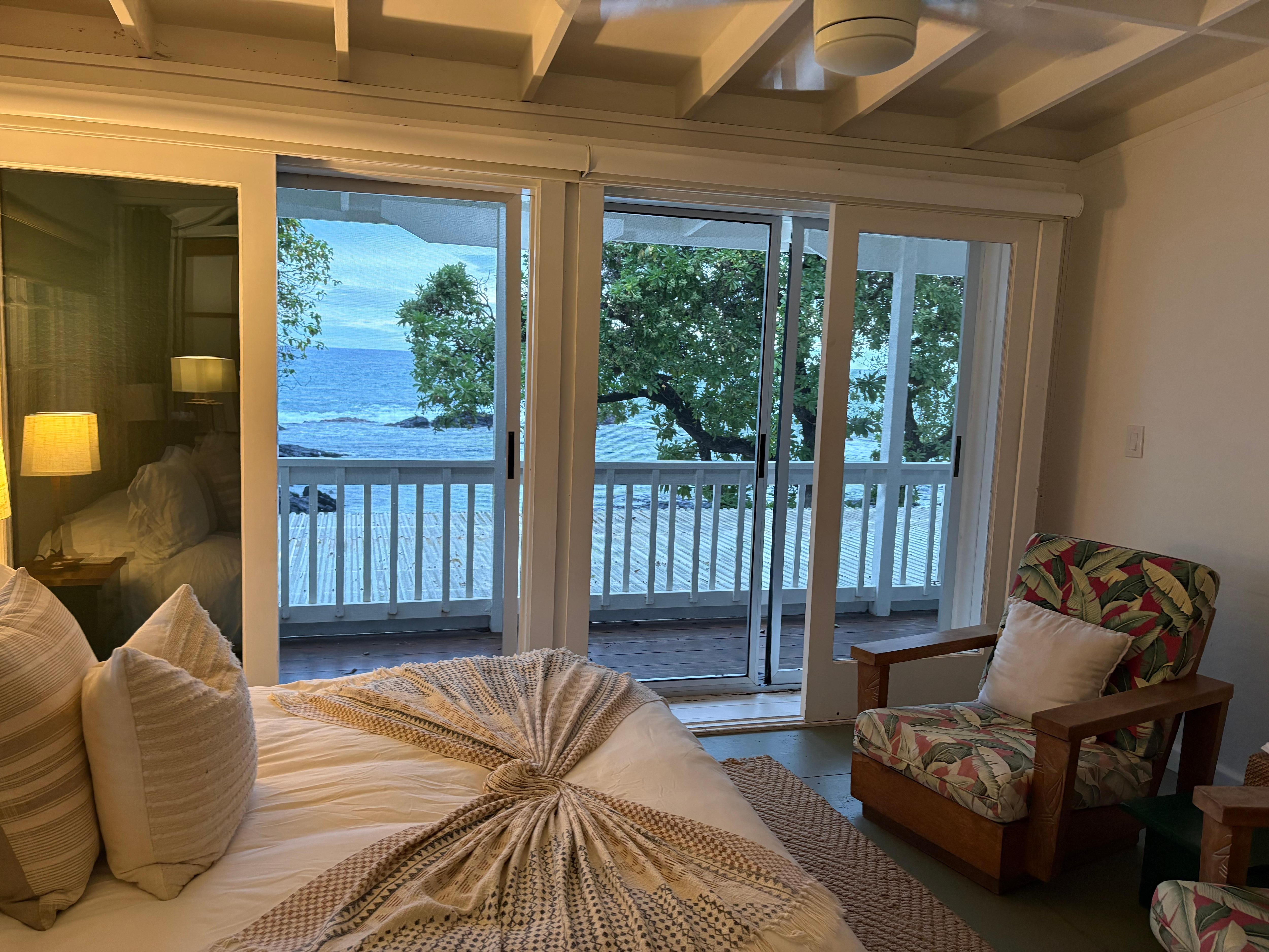We loved this bedroom, and having the sound of the surf every night!