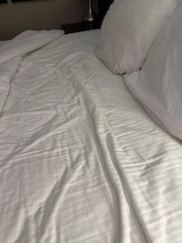 Checked in to this room! Looked like sheets were slept in.
