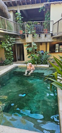 Plunge pool.