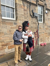 My husband is very proud of his Scottish heritage.