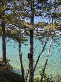 View from sitting area of cottage.
