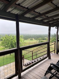 Great view from the back porch.