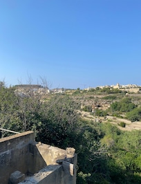 View of the valley behind the house
