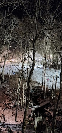 Night skiing view of Easy Street