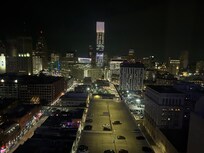 Our view from the hotel room