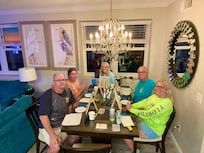 Our activity for the week - painting each other.