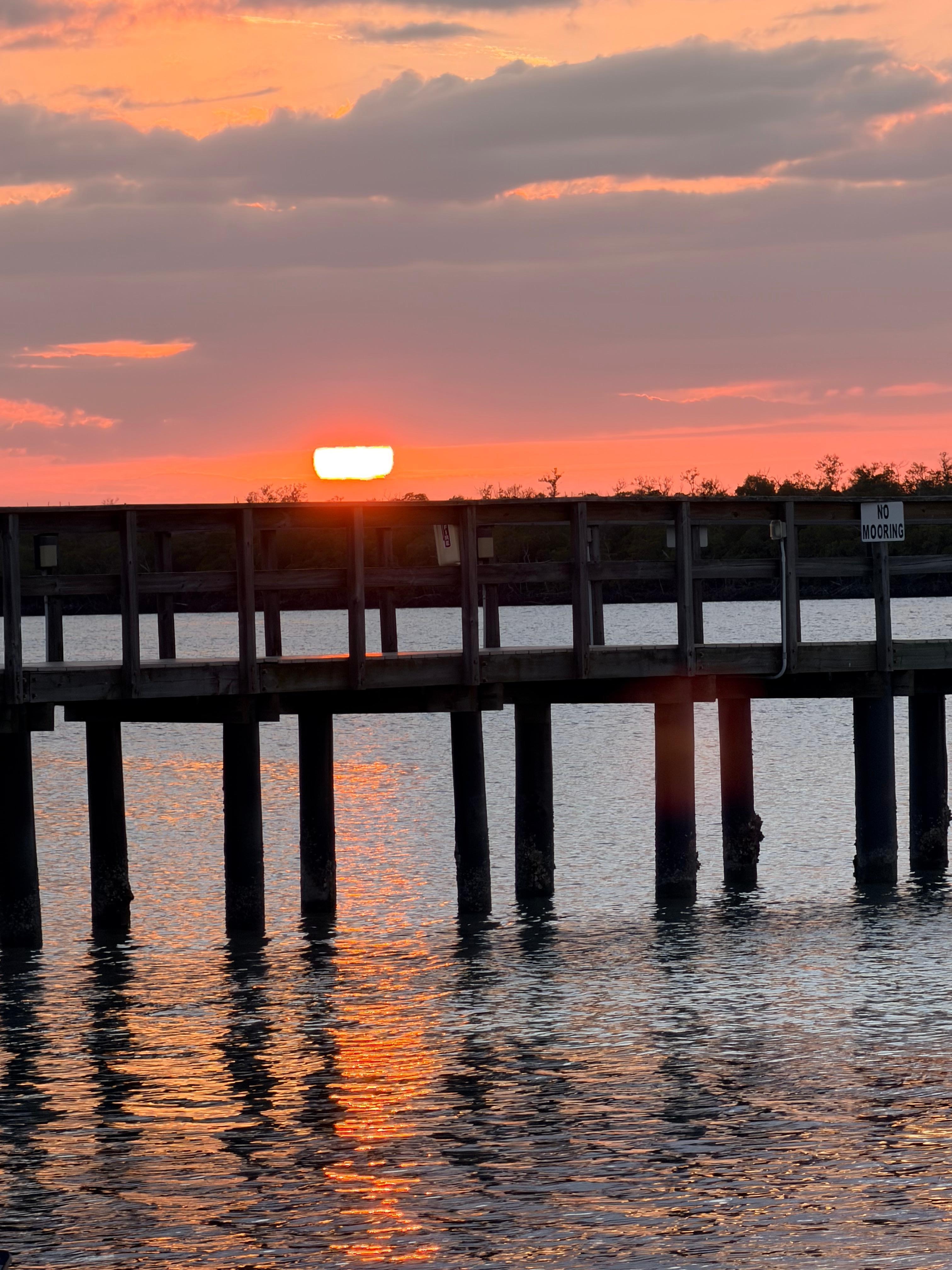 Sunset view from Capri Fish House