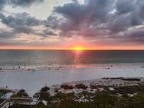 Sunset from balcony.
