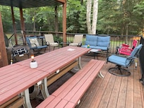 Beautiful large deck.